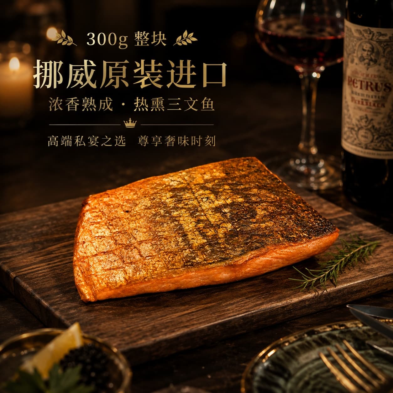 原装进口烟熏三文鱼